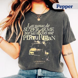 Peso Pluma T-Shirt, Exodo Album Merch, Mexican Corridos Tumbados Shirt, Vintage Peso Pluma Merch, Peso Pluma Fan Gift, Doble P Album Cover.