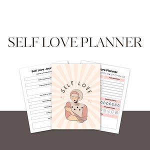 Self Love Journal Printable , Self Care Journal, Affirmation Journal, Self-Love Workbook, Self Love Planner, Digital Journa