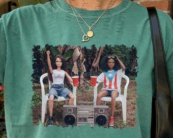 Funny Latina Shirt, Puerto Rico Shirt, Unhinged Doll Meme Tee, Sarcastic Comfort Colors Tee, Gen Z Gift