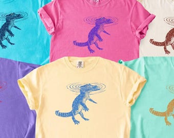 Alligator Shirt, Crocodile Lover Tee, Comfort Colors Gator Shirt, Reptile Lover Gift, Swamp Puppy Tee