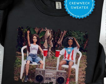 Funny Latina Sweatshirt, Unhinged Gildan Sweatshirt, Puerto Rico Crewneck, Nuevayol Pullover, Sarcastic Gift