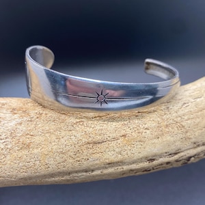 Silverware Cuff Bracelet-Sun