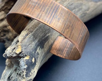 Rustic Copper Cuff Bracelet