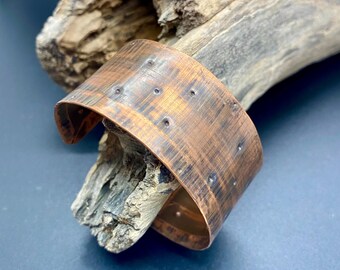 Cuff Bracelet-Rustic Copper