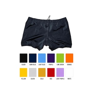 Pro wrestling biker shorts double layer