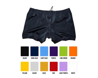 Pro wrestling biker shorts double layer