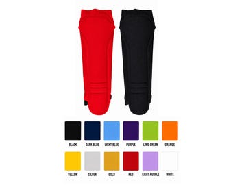 Protectores de piernas para lucha libre profesional de dos colores