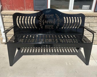 Bancos de metal modernos: diseños únicos y personalizados, hechos a mano, especialmente para ti. Banco resistente. Banco personalizado.