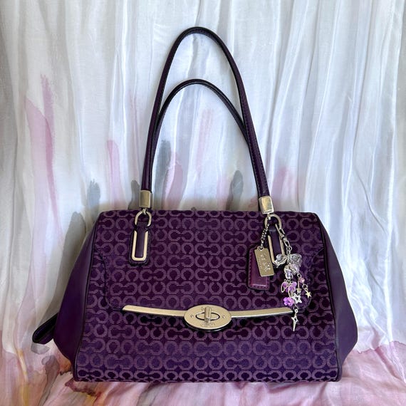 COACH Opart Shoulder Bag vintage Y2K Coach Madison Op Art Satchel 