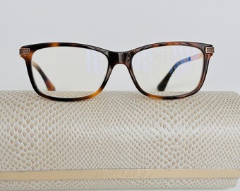 Jimmy Choo JC129 112 Tortoise Gold Chain Detail Eyeglasses Frames Italy‎ 21483 Jimmy Choo JC129 112 Tortoise Gold Chain Detail Eyeglasses  main image 2