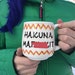 Hakuna Mafuckit - Snarky Mug -12 oz. Handpainted Ceramic Mug