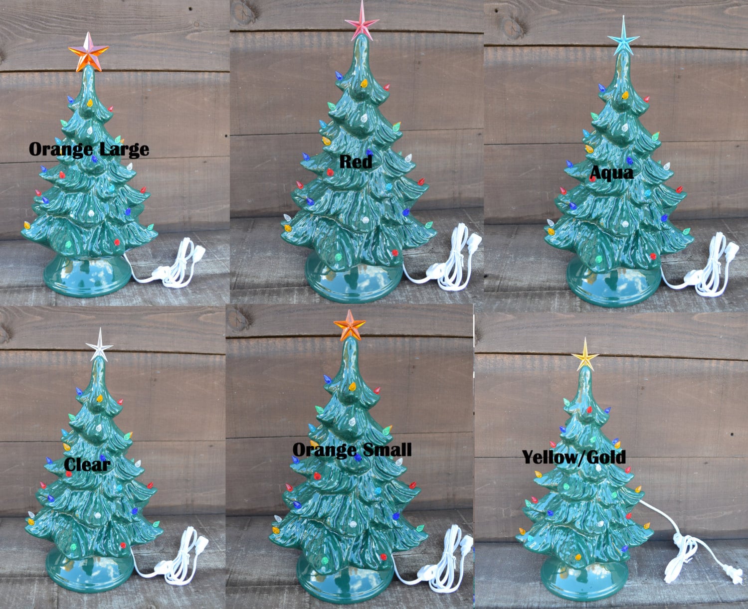 SAFIGLE 100er-Set Ersatzbirnen Für Keramik-Weihnachtsbäume – Bunte Kunststoff-Twist-Lichter, DIY & Deko