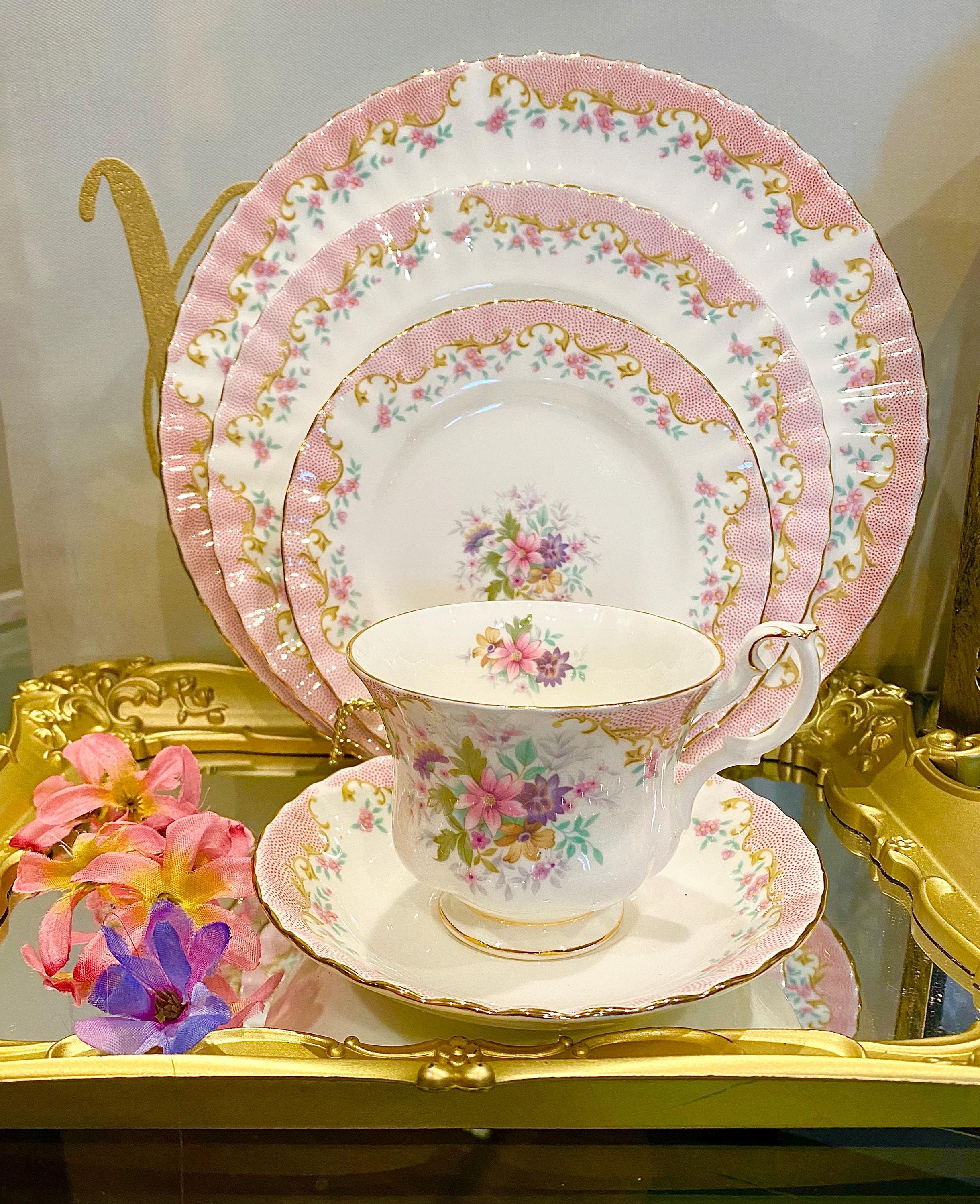 Saucer Royal Albert Serenity Tea Set Royal Albert Serena Reg No