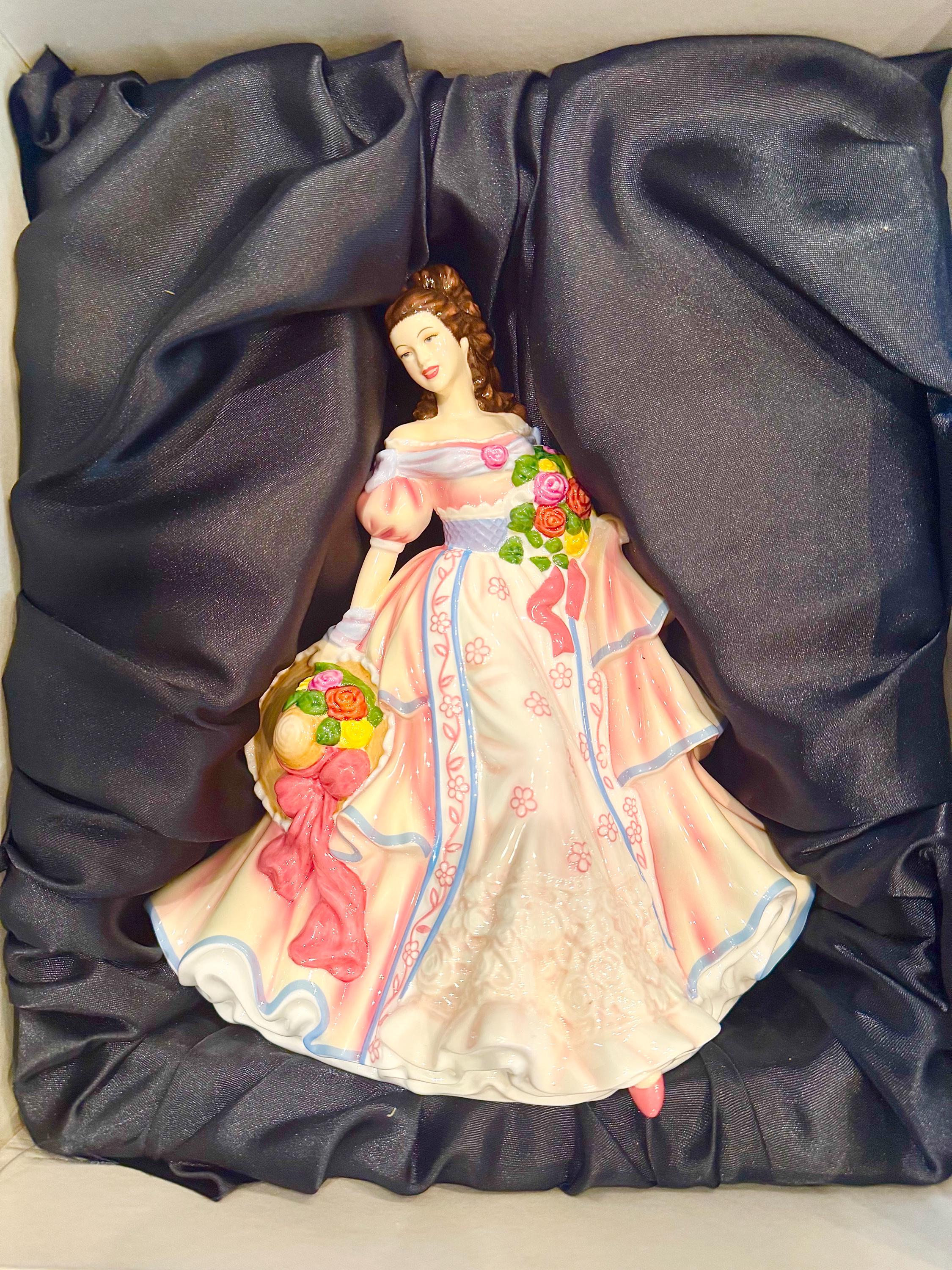 Royal Doulton Pretty Ladies Figurine HN5107 - Summer's Belle - 9 3