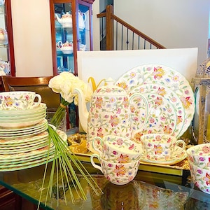 Minton Haddon Hall Dinner Set - Etsy