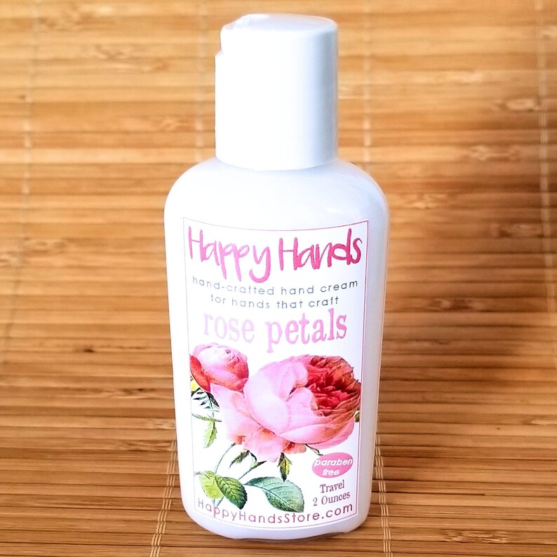 Scented Shea Butter Hand Cream Rose Petals Floral Fragrance Etsy