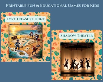 Pack d'activités à imprimer pour enfants : jeux éducatifs amusants (PDF)