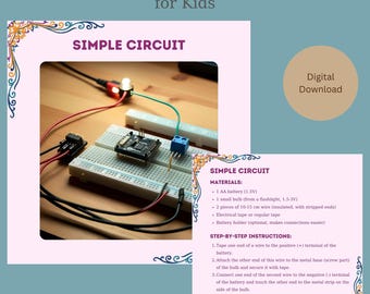 Science Experiments for Kids: STEM Activities PDF (Instant Download)