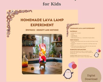 Science Experiments for Kids: STEM Activities PDF (Instant Download)