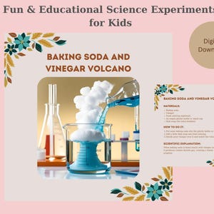 Science Experiments for Kids: Creative STEM Activities PDF (Homeschooling, Instant Download)