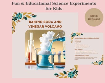 Science Experiments for Kids: Creative STEM Activities PDF (Homeschooling, Instant Download)