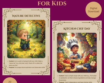Family Activity Cards: 20 Fun Bonding Ideas, Printable Games (PDF Download)