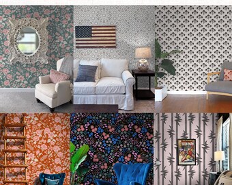 Modern behangmodel set van zes - deel 4 - Photoshop met slimme objecten
