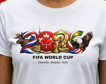 Camiseta gráfica para aficionados de la Copa Mundial de la FIFA 2026 Canadá México EE. UU., diseño del torneo mundial de fútbol 2026, gráfico de fútbol, familia fútbol png