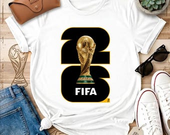 Diseño de trofeo de fútbol de EE. UU., Canadá y México, SVG / Copa Mundial 2026 PNG / Arte de fútbol imprimible / Aficionado al fútbol / Balón de fútbol 2026 / Fútbol 2026