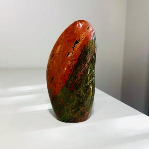 Orbicular Jasper Free Form | Earthy Reds & Greens | Nurturing and Restorative