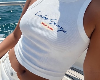 Camiseta sin mangas de Lake George