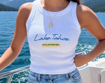 Camiseta sin mangas del lago Tahoe