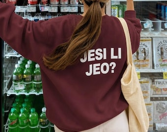 Sudadera de cuello redondo JESI LI JEO