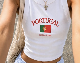 PORTUGAL Football Tank | Soccer Fan Top
