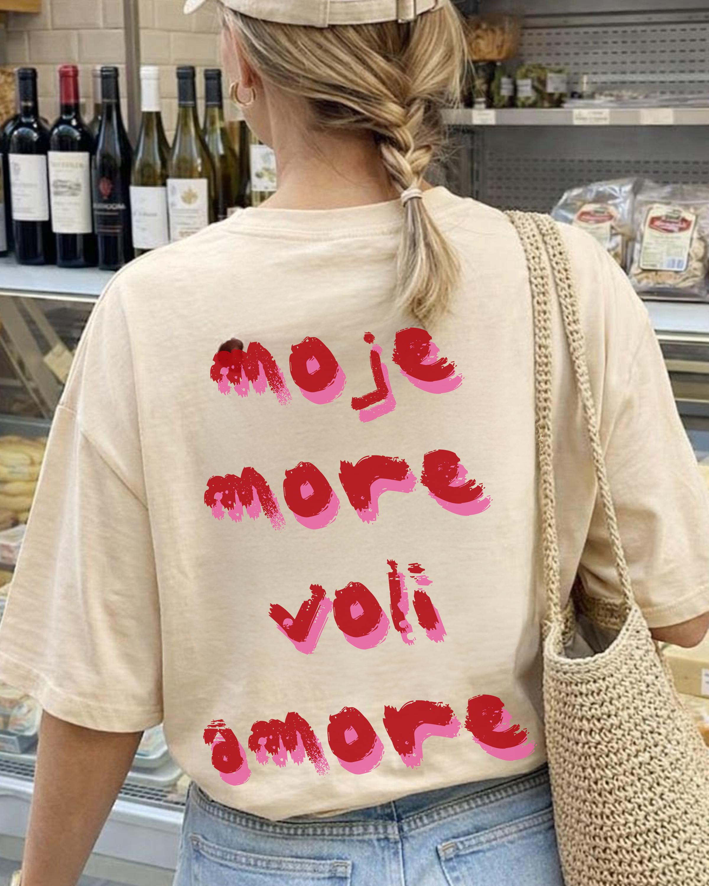 MOJE MORE Voli Amore T-shirt / Camicia serba dei Balcani