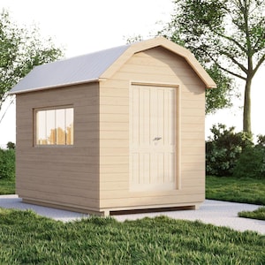 8x12 Shed Plans | DIY Storage Shed | Step-by-Step PDF | Detailed Framing, Roof, and 3D Diagrams