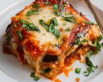 BEST RECIPE for  Eggplant Lasagna with Ricotta No Pasta Needed  easy recipe, dinner recipe, party recipe Instant PDF Download