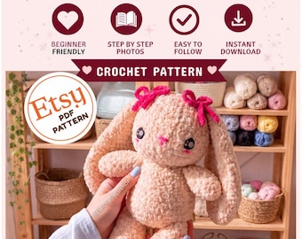 Baby Bunny Crochet Pattern PDF