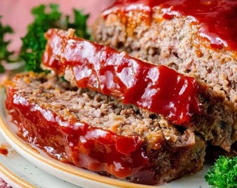 BEST RECIPE for America’s Most Beloved Classic Meatloaf Juicy, Savory easy recipe, dinner recipe, party recipe Instant PDF Download
