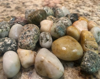 Salish Sea Quartz Rocks: Rock Tumbling Grade, Natural Home Decor