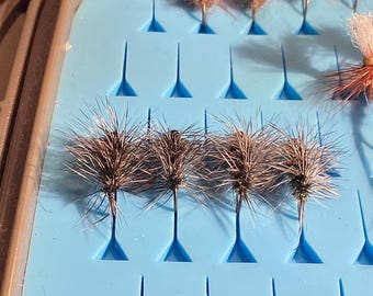 Griffith&#39;s Gnat Dry Fly: Hand-Tied Fishing Flies, Size #14