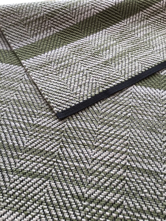Handwoven Wool And Hemp Runner Rug Neutrals Khaki And Neutral Etsy