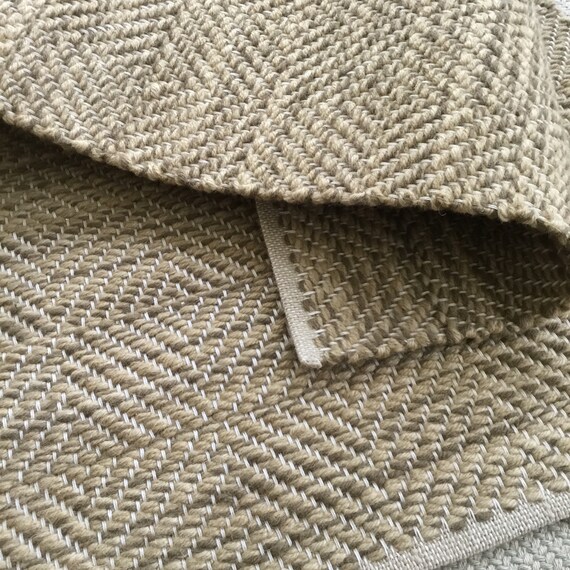 Handwoven Wool And Hemp Runner Rug Neutrals Beige Hand Image 0