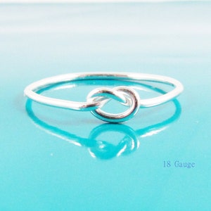 Love Knot Ring-Tie the Knot Ring-Best Friend Gift-Promise Ring-Best Friend Ring-Forget Me Not Ring-Sterling Silver-14K Gold Filled