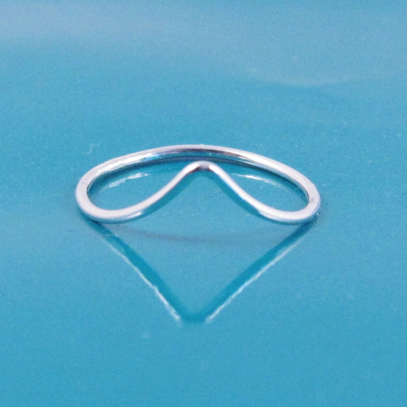 Chevron Knuckle Ring - Etsy