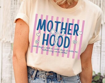 Funny Motherhood Quote Shirt, Mothers Day Gift From Kids, Retro Mom Life Tee, New Mom Baby Shower Gift, Humorous Mom Graphic Tee, Women Tee
