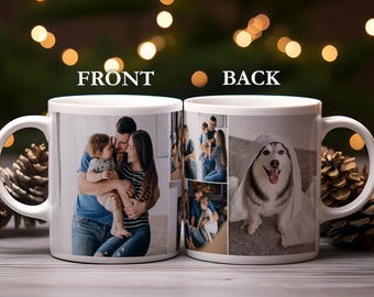 Custom Photo and Text Mug, Personalized Picture Mug, Custom Gift Mug, Ceramic Coffee Mug, Birthday Gift, Custom Family Gift, Pet Photo Mug