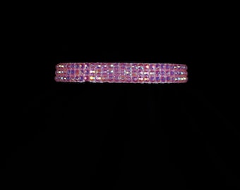 Rose Quartz Rush: Handgemachtes Rosa Strass Katzenhalsband - Niedliches Ausreißer Katzen Halsband mit funkelnden Strass Akzenten