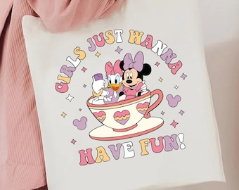 Minnie Mouse Summer Tote Bag, Girls Trip Gift