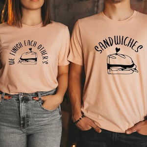 We Finish Each Other's Sandwiches Couple Shirts, Disney Couple Shirts, Hans and Anna Tees, Men Women, Disney Frozen T-Shirt,Disneyland Shirt bild 1